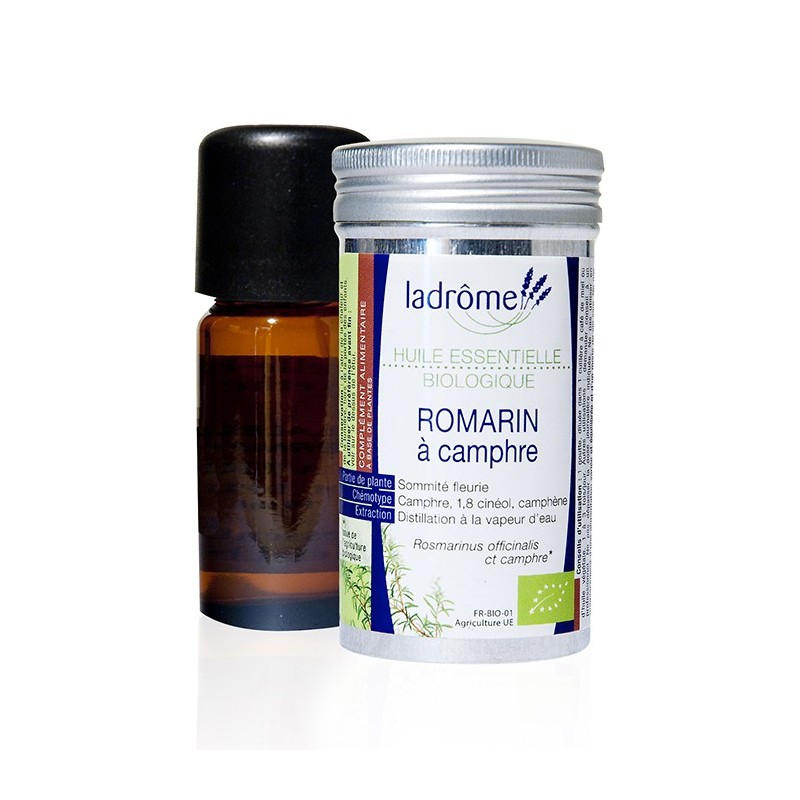 Huile essentielle de Romarin à camphre bio - 10 ml | LADROME