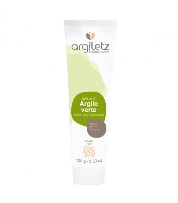 Masque pour le visage à l'argile verte