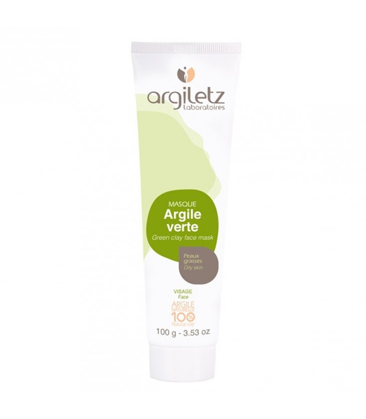 Masque pour le visage à l'argile verte