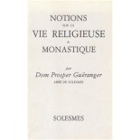 Notions sur la vie religieuse et monastique | LIVRE