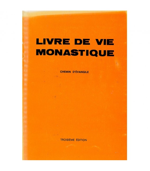 Livre de vie monastique (Occasion)