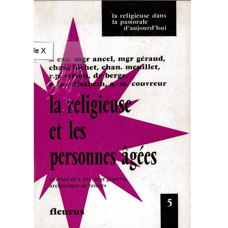 La religieuse et les personnes agées (Occasion) | LIVRE