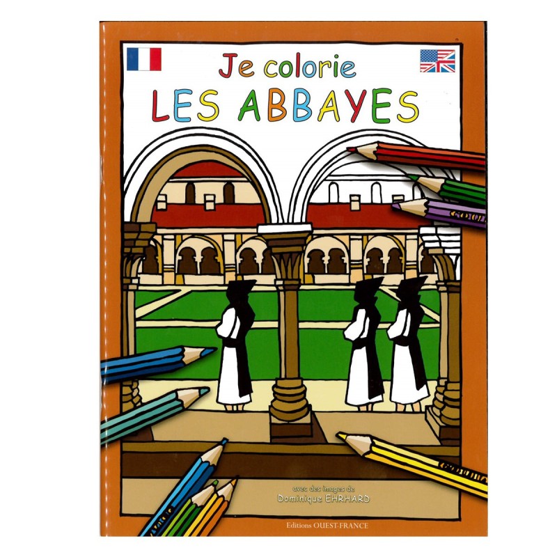 Je colorie les Abbayes | LIVRE