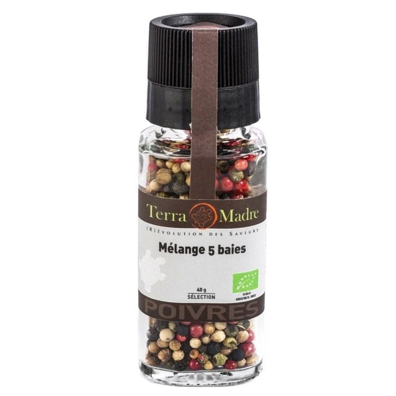 Mélange poivre aux 5 baies bio