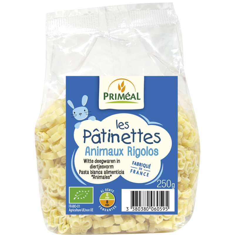 Les Pâtinettes - Petites pâtes bio rigolos pour enfant