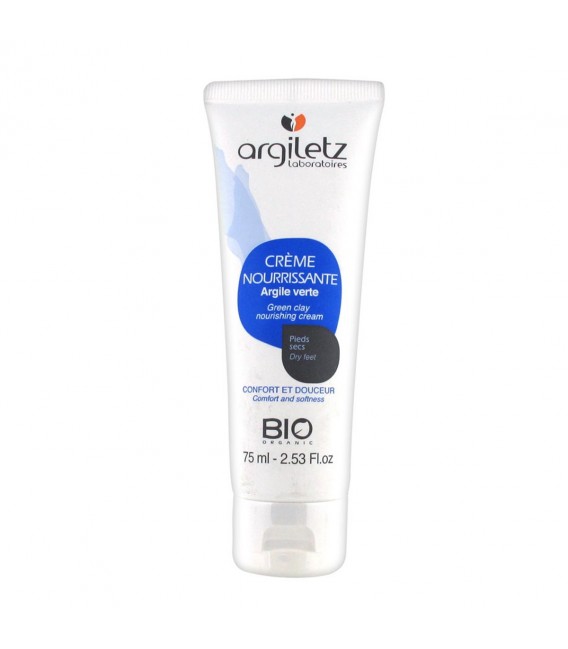 ARGILETZ - Crème nourrissante bio pour pieds secs