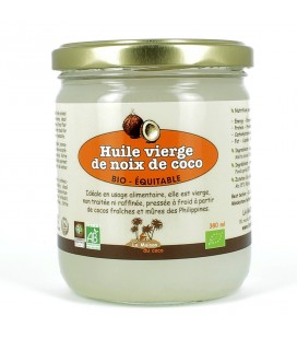 Huile vierge de coco bio & équitable