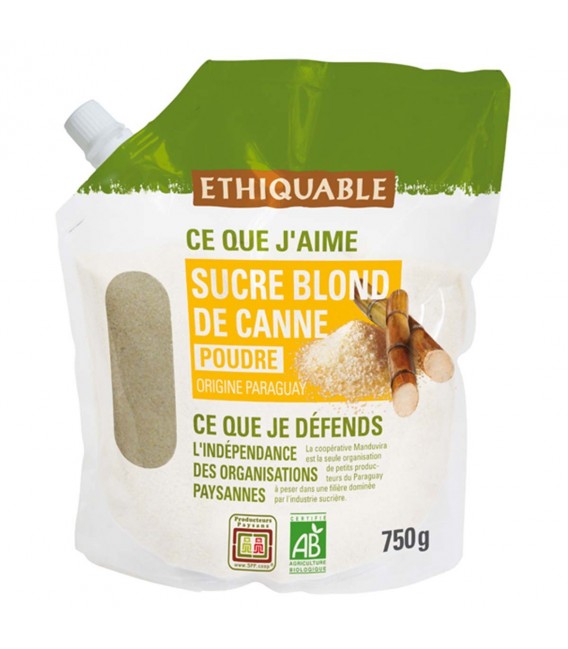 Sucre de canne complet bio & équitable