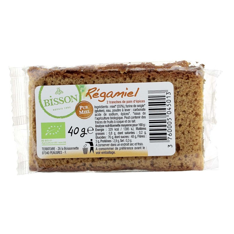 Pain d'Epices au Miel équitable (sachet)