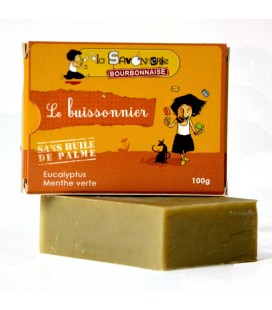 Savon "Le Buissonnier" à la menthe et l'eucalyptus 100% bio & vegan