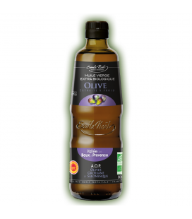 Huile d'olive vierge extra biologique de la vallée des Baux-de-Provence A.O.P.