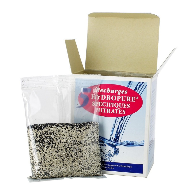 HYDROPURE - 5 recharges spécifiques nitrates pour pichet filtreur