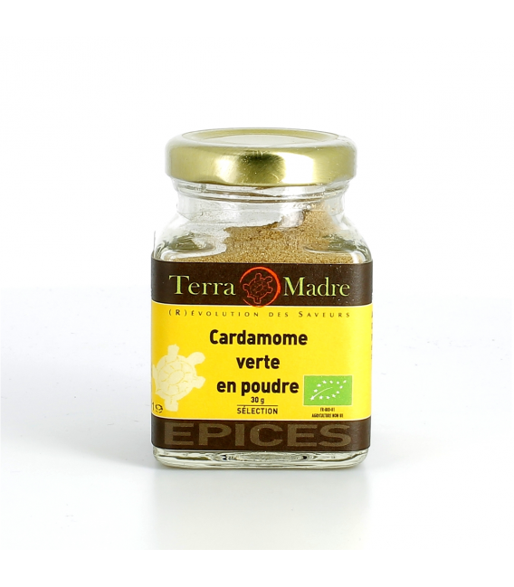 Cardamome verte en poudre bio