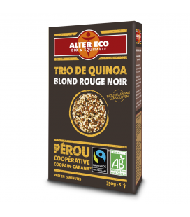 DATE DÉPASSÉE - Trio de quinoa blond rouge noir bio & équitable