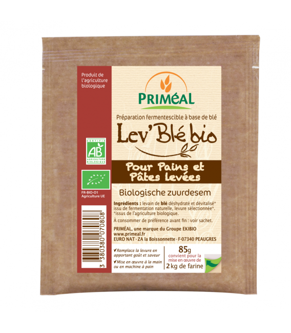 Lev'Blé bio pour pains et pâtes levées