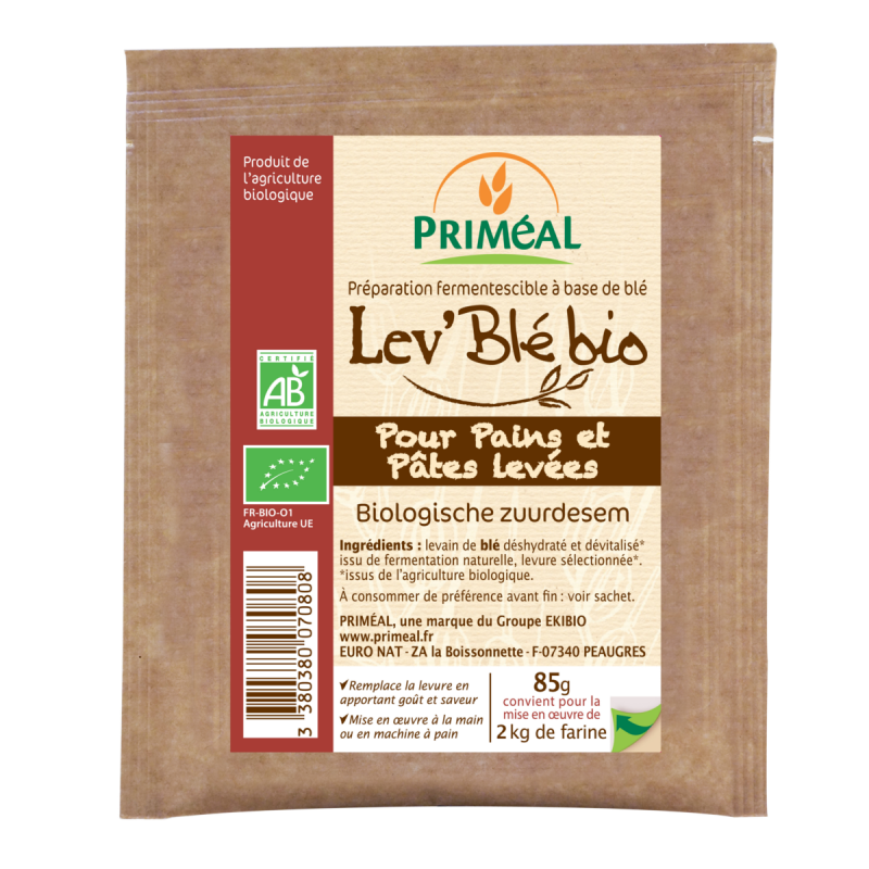 Lev'Blé bio pour pains et pâtes levées