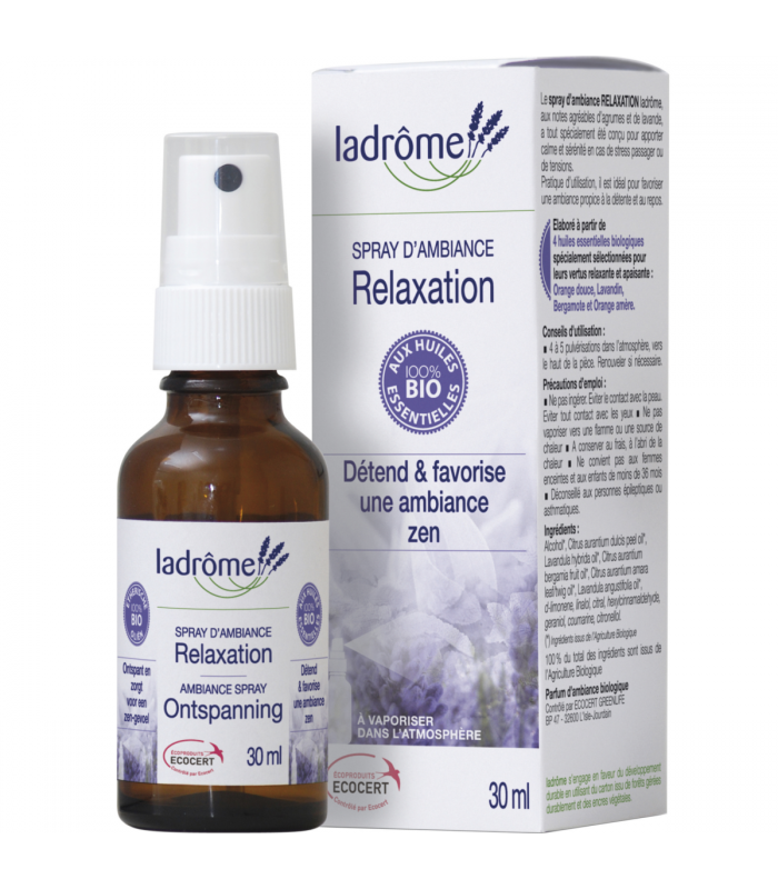 Spray d'ambiance huiles essentielles Relaxation