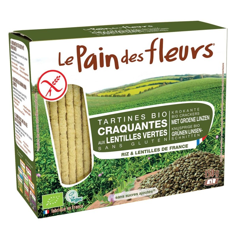 Tartines craquantes au quinoa sans gluten bio