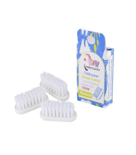 Têtes rechargeables pour brosse à dents écologiques MEDIUM