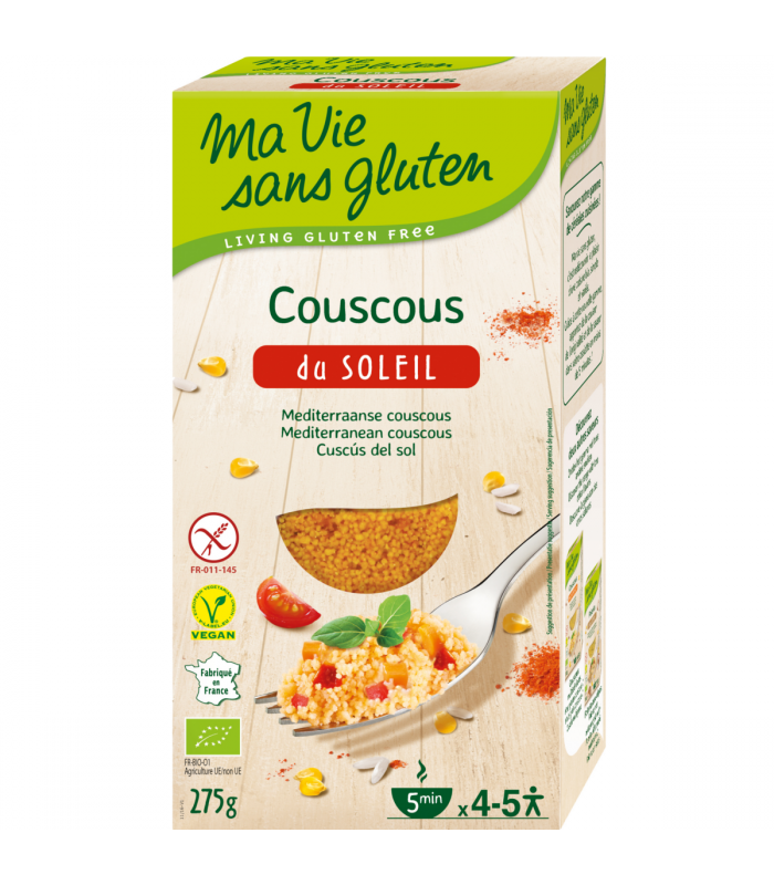 Couscous du soleil bio & sans gluten 275 g MA VIE SANS GLUTEN