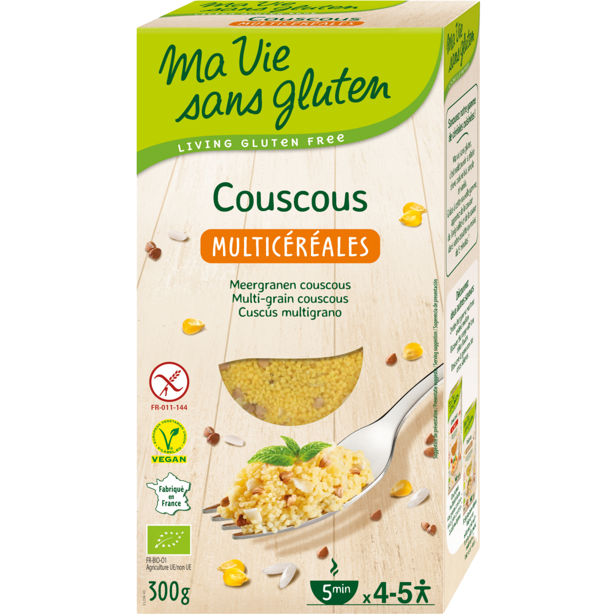 Couscous multicéréales bio & sans gluten 300 g MA VIE SANS GLUTEN