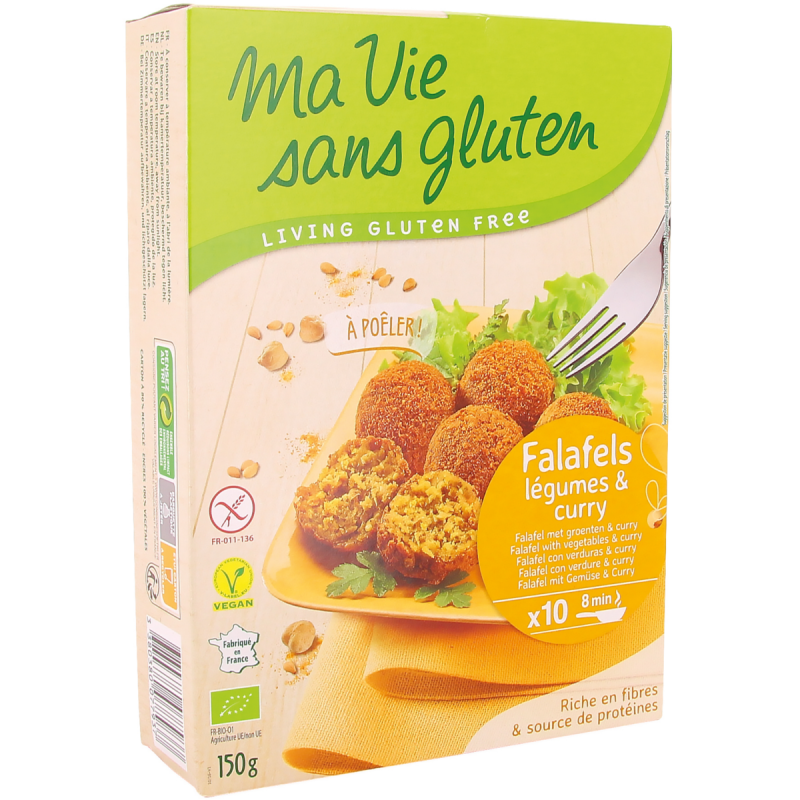 Falafels légumes et curry bio & sans gluten