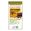 Chocolat Noir Grand Cru M\'Brimbo 74% bio & équitable