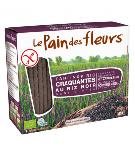 Tartines craquantes au riz noir sans gluten bio