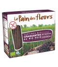 Tartines craquantes au riz noir sans gluten bio