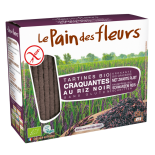 Tartines craquantes au riz noir sans gluten bio