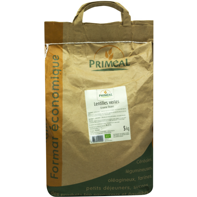 RHD - Lentilles Vertes bio 5 kg