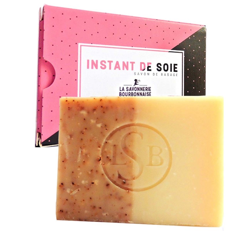Savon de rasage féminin "Instant de soie" bio