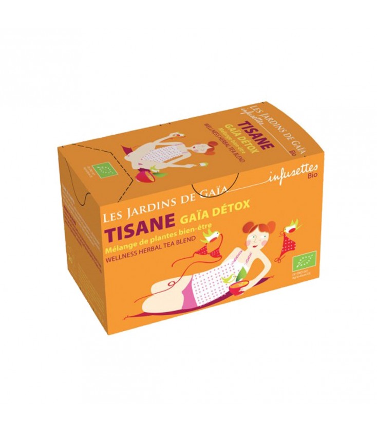 Tisane de plantes gaïa detox bio