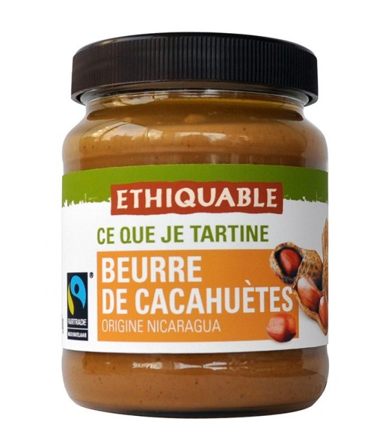 Beurre de cacahuètes équitable