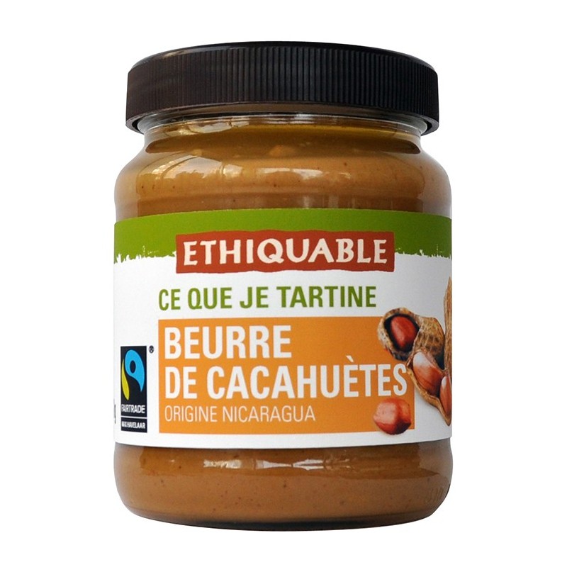 Beurre de cacahuètes équitable