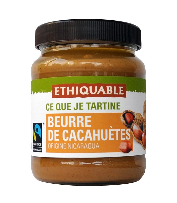 Beurre de cacahuètes équitable