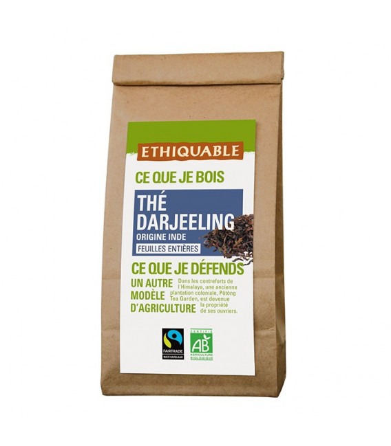 Thé Darjeeling feuilles entières bio & équitable