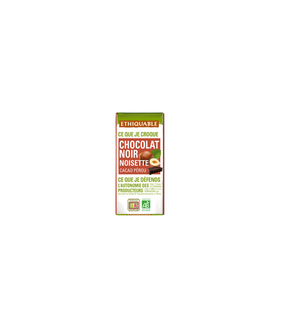 Mini tablette chocolat noir 65% bio & équitable