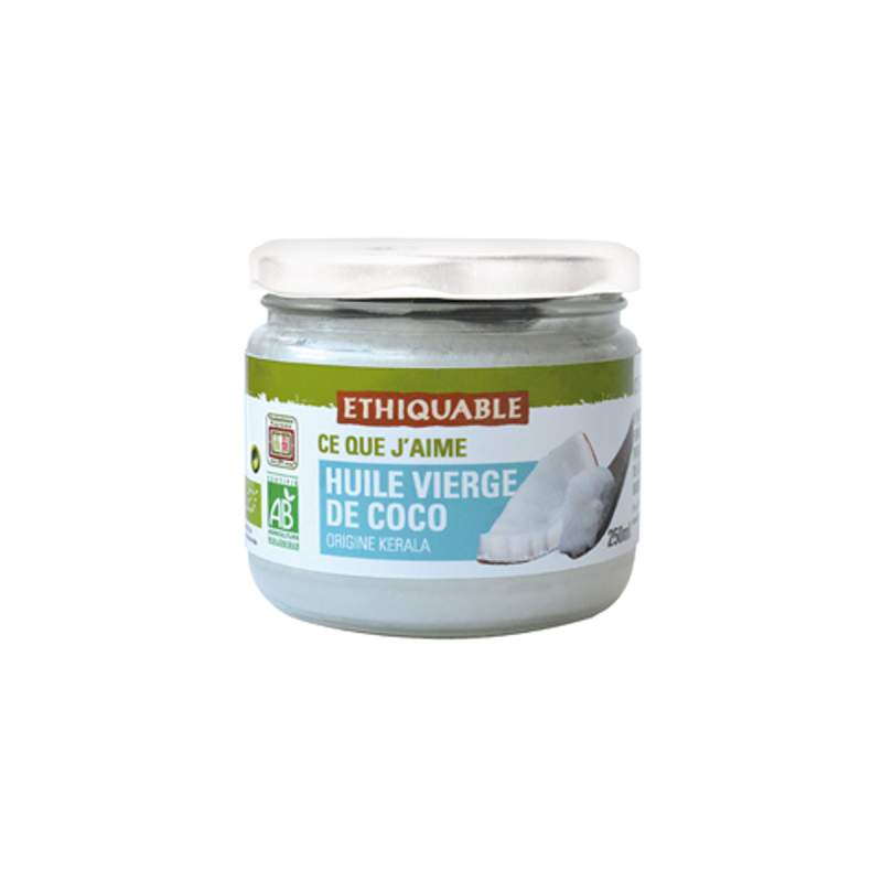Huile vierge de coco bio & équitable