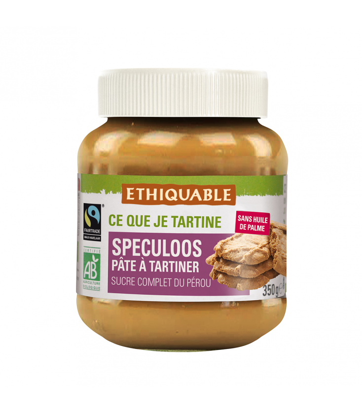 Pâte à tartiner aux spéculoos bio & équitable