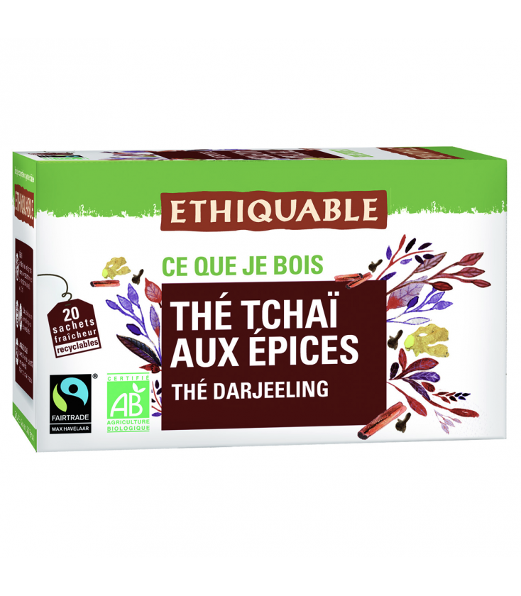 Thé tchaï aux épices bio & équitable