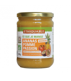 Purée de banane, mangue & passion bio et équitable