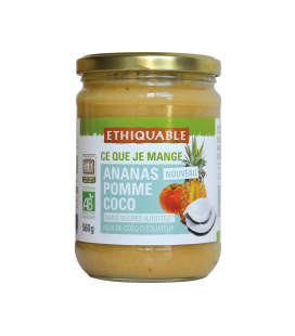 Purée de banane, mangue & passion bio et équitable
