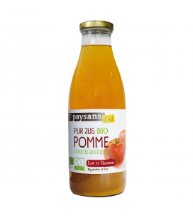 Pur jus de pomme du Lot et Garonne bio & équitable