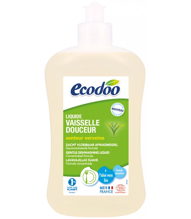 Liquide vaisselle douceur écologique bio à l'aloe vera - 500 ml