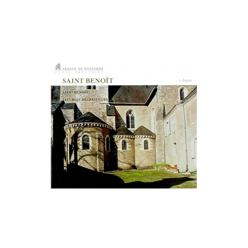 ABBAYE DE SOLESMES - CD - Liturgie des pasteurs Saint-Benoît