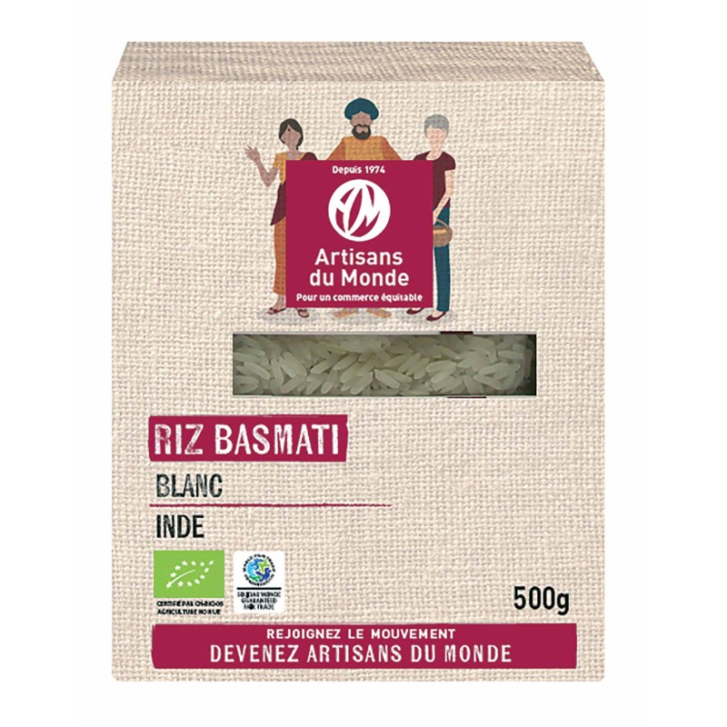 Riz Basmati blanc bio & équitable