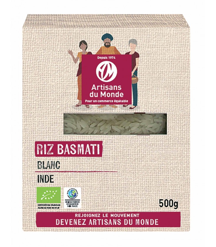 Riz Basmati blanc bio & équitable