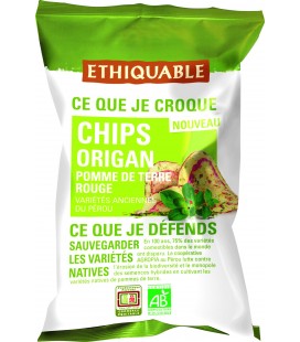 DATE DÉPASSÉE - Chips Origan de Pomme de Terre Rouge - bio & équitable