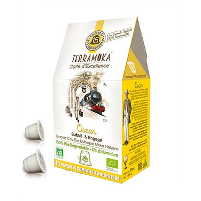 Capsules biodégradables de café ADELE